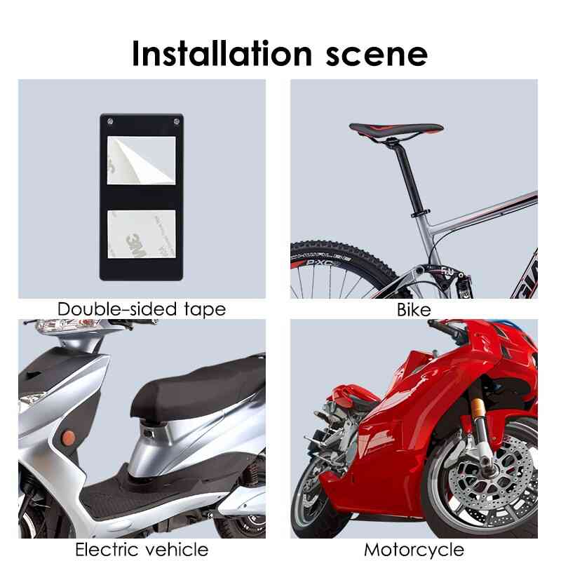 Fjärrkontroll cykel elektromobilsäkerhets vibrationsvarningssystem