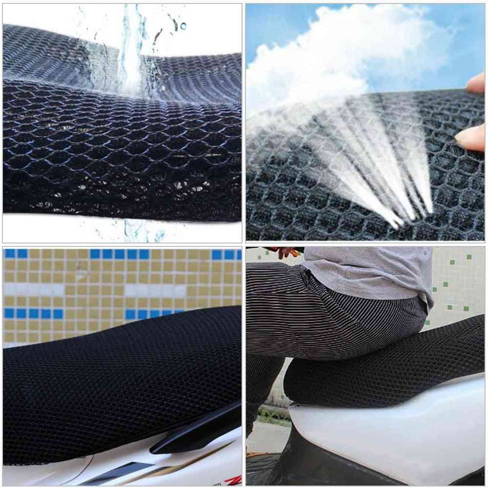 Universal Motorcycle Seat Cover, Heat Insulation Mesh Pad