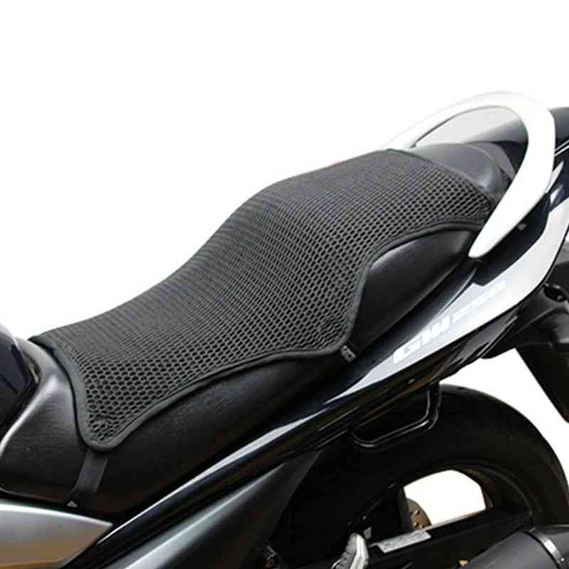 Funda protectora de asiento a prueba de sol fresca transpirable para motocicleta