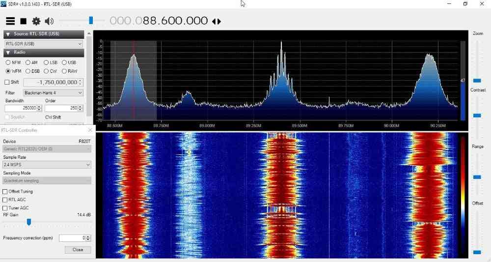 FM 88 - 108 MHz bandstopfilter med metallskal