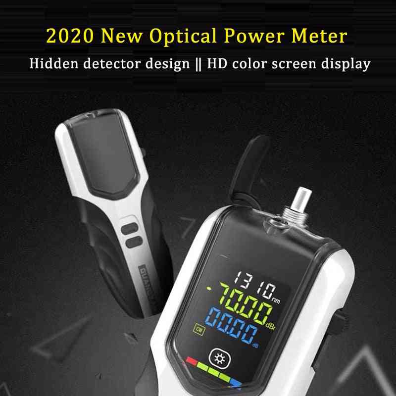 Lcd High Precision Rechargeable Battery, Optical Power Meter With Flash Light