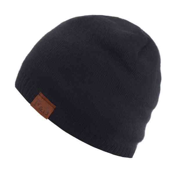 Winter Beanie Thick Warm Bonnet Knitted Hats & Women