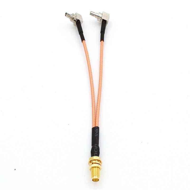 Antenne stik splitter combiner rf koaksialt pigtail kabel til modem / router
