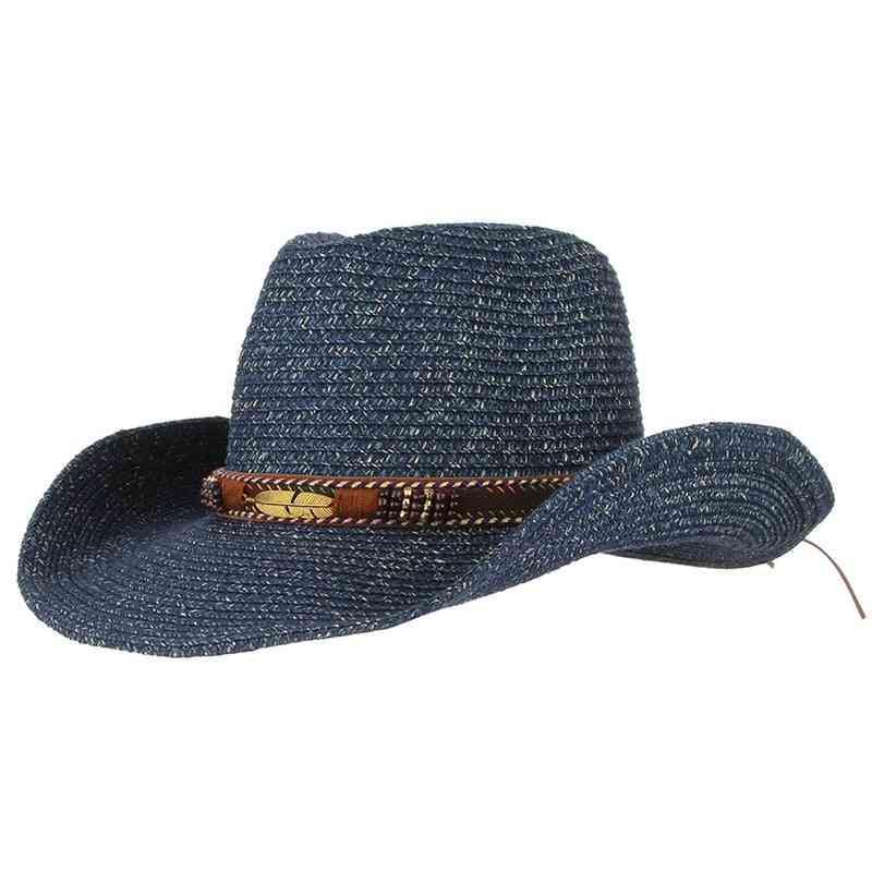 Chapéu de sol de cowboy do oeste de verão unissex