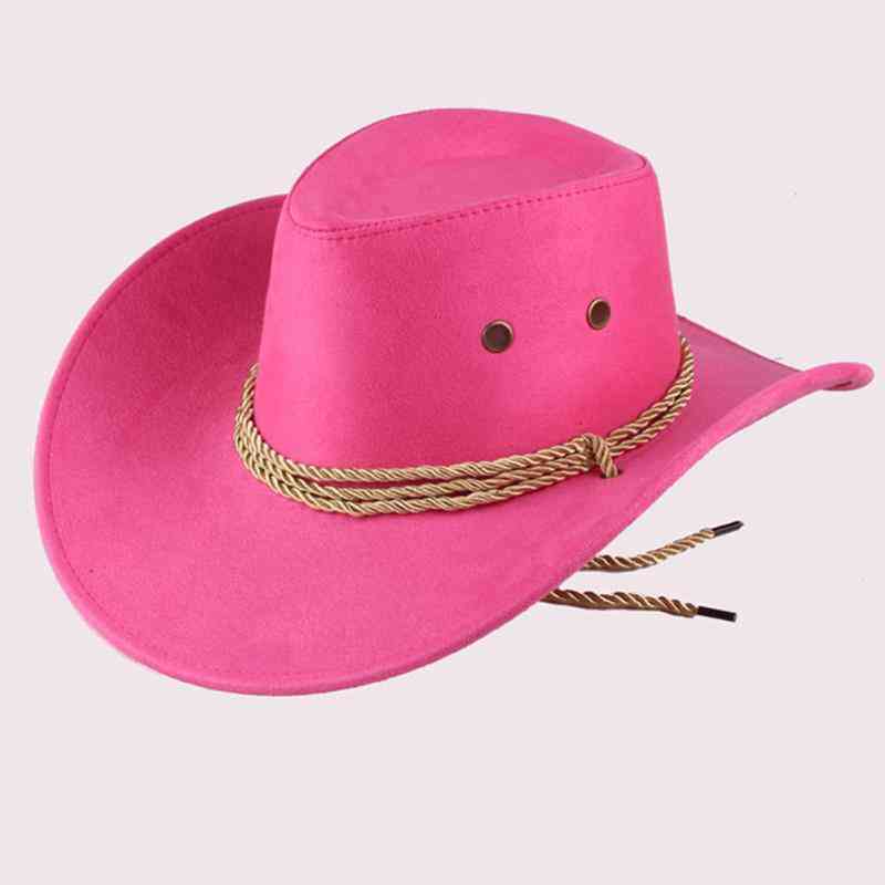 Unisex cowboy western casual sztuczne czapki
