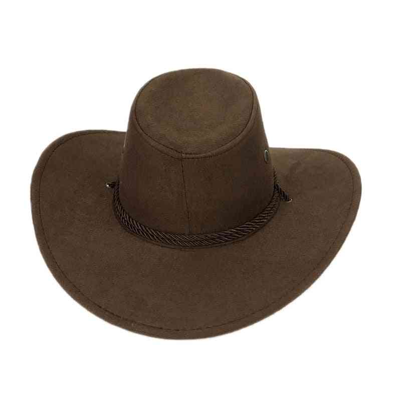 Unisex műbőr cowboy kalap