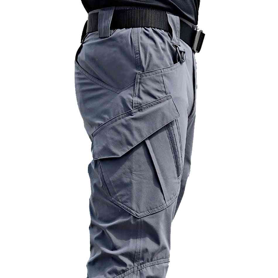 Tactical Multiple-pocket, Elasticity Slim-fat, Cargo Trousers, Pant