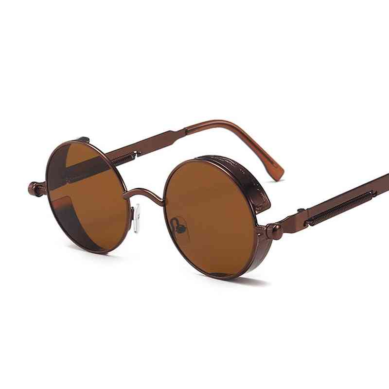 Vintage Round Metal Frame High Quality Uv400 Sun Glasses