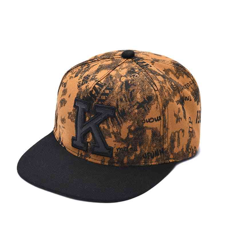 Hip-hop Style, Letter Embroidered Outdoor Sport Travel Hat