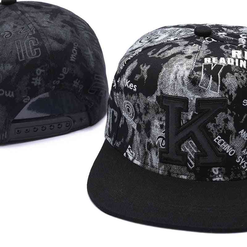 Hip-hopový styl, vyšívaný venkovní sportovní cestovní klobouk