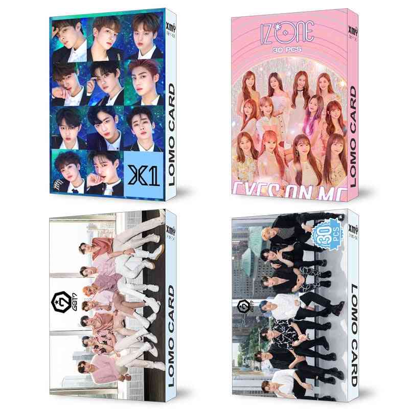 Lomo Card Seventeen Red Velvet Nct Monsta X Album Poster Hd Photocard