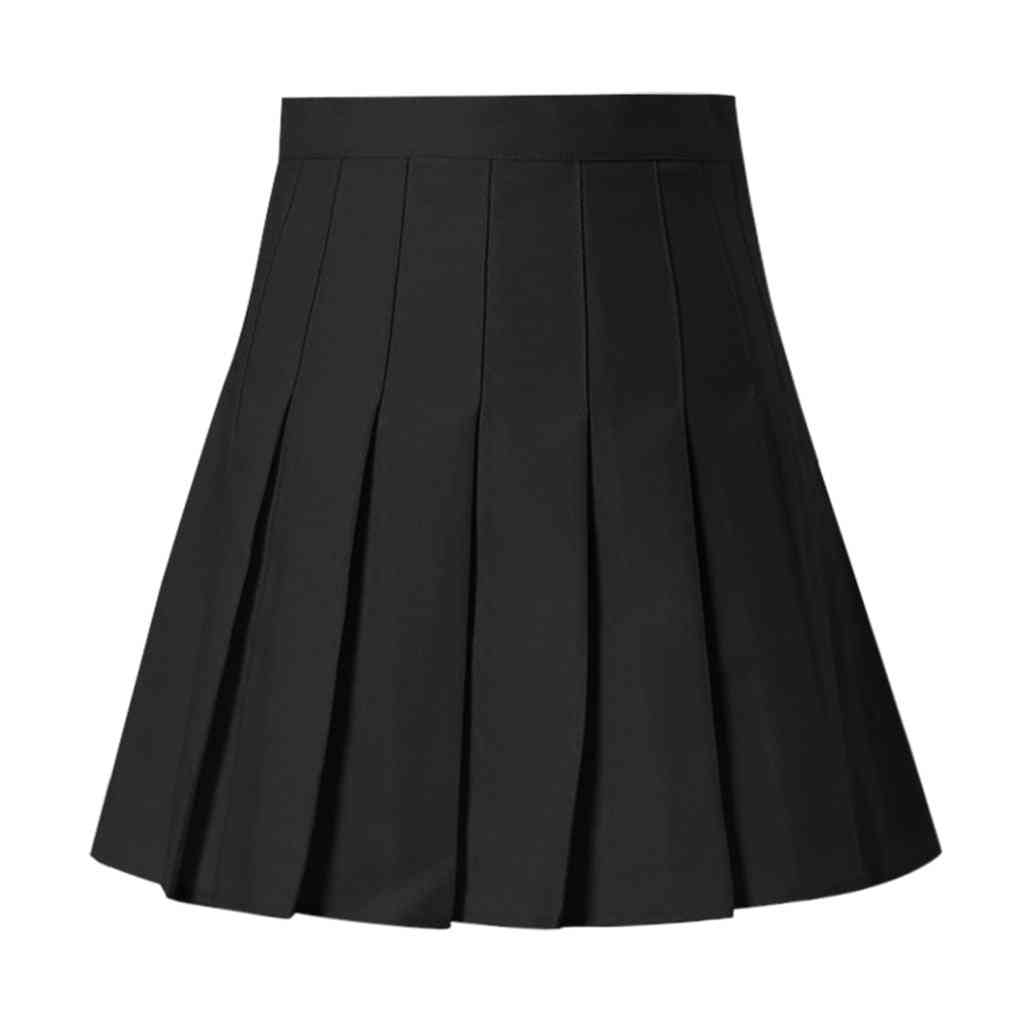Women's Fashion Slim Casual, High Waist Pleated, A-line Mini Skirt