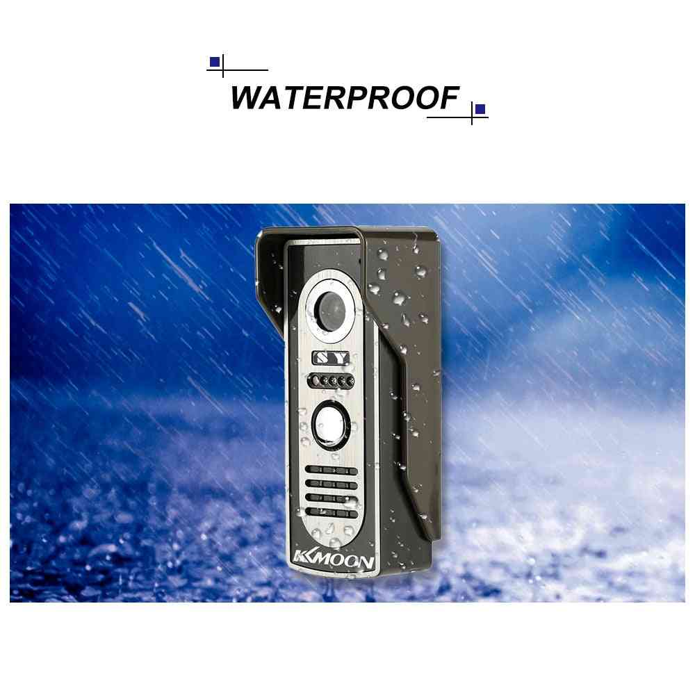 Intercom System With Waterproof Outdoor Ir Camera