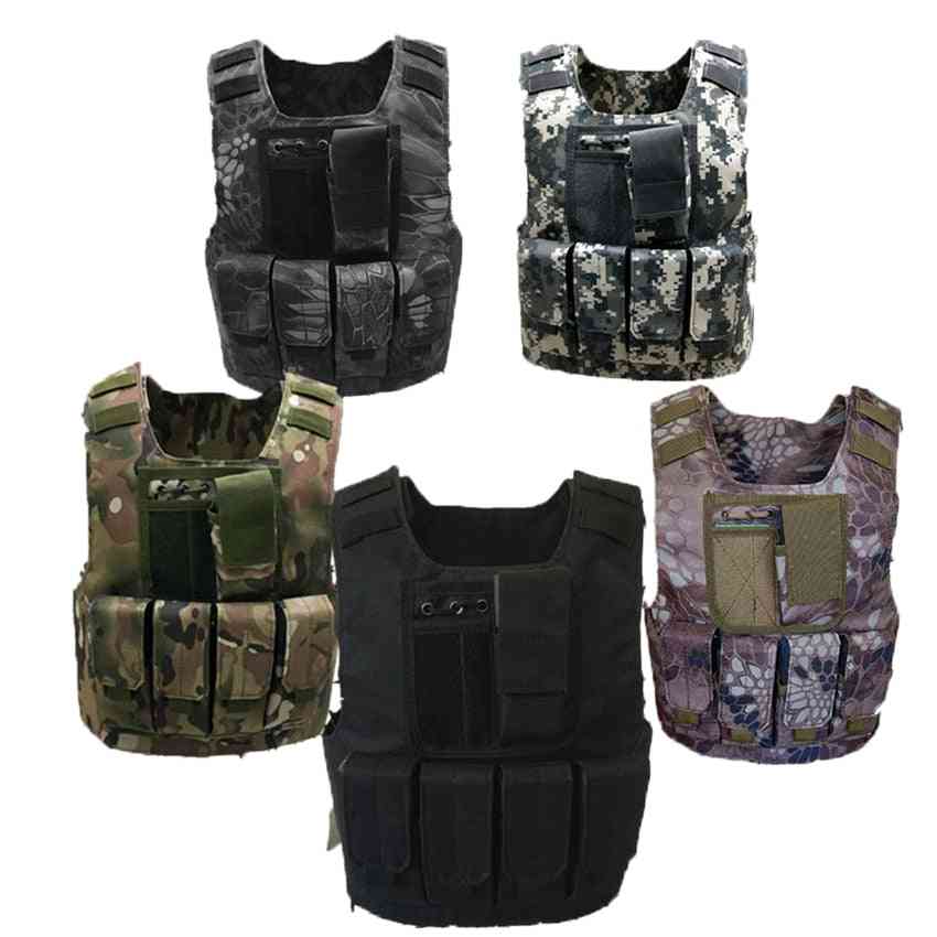 Tactical Bulletproof Vests Military Uniforms, Combat Armor Army Soldier Costumes