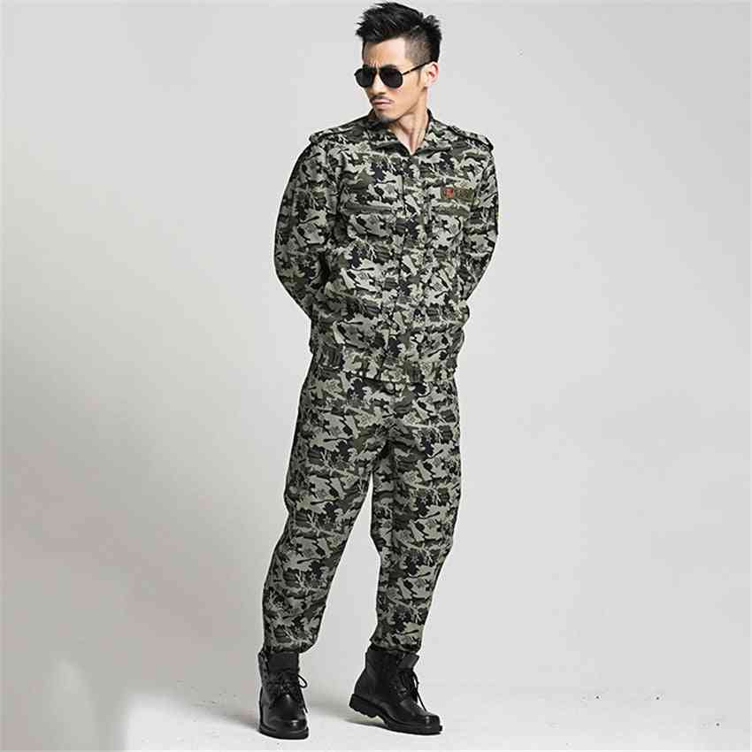Military Uniform, Tactical Camouflage Combat Forces, Training Clothes Set's