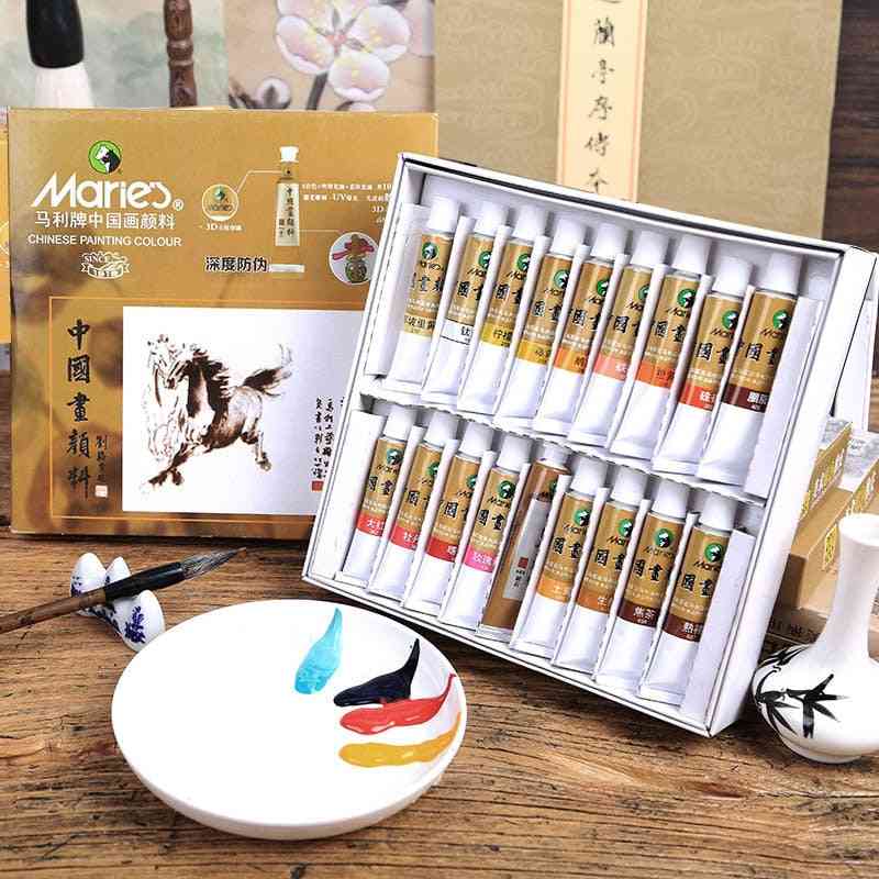 Chinese Painting Pigment, Watercolor Paint Set - Drawing Tools For Artist Students