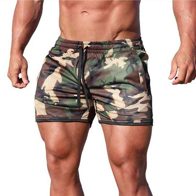 Pantalones cortos de los joggers del culturismo de los gimnasios de secado rápido respirables de la aptitud del verano