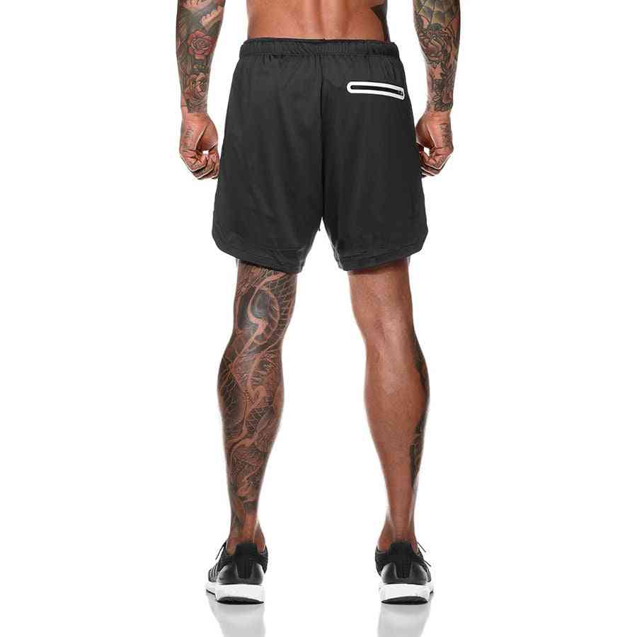Men's Pants, Gyms Fitness Bodybuilding Workout Quick-dry Beach Joggers Shorts