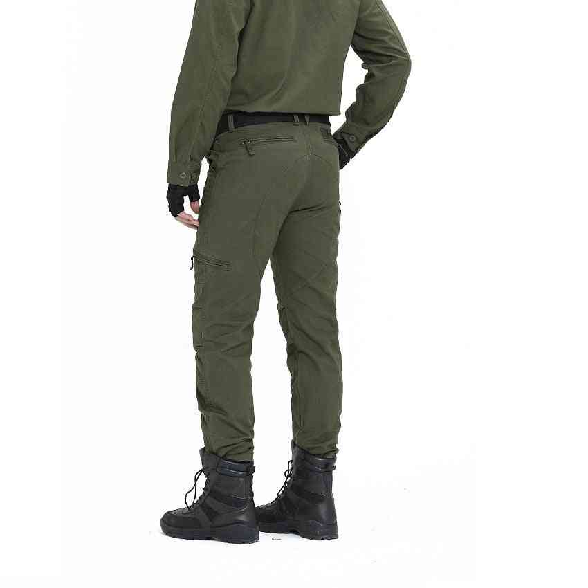 Pantaloni cargo da uomo, stile militare dell'esercito, pantaloni mimetici tattici maschili in cotone mimetico con molte tasche