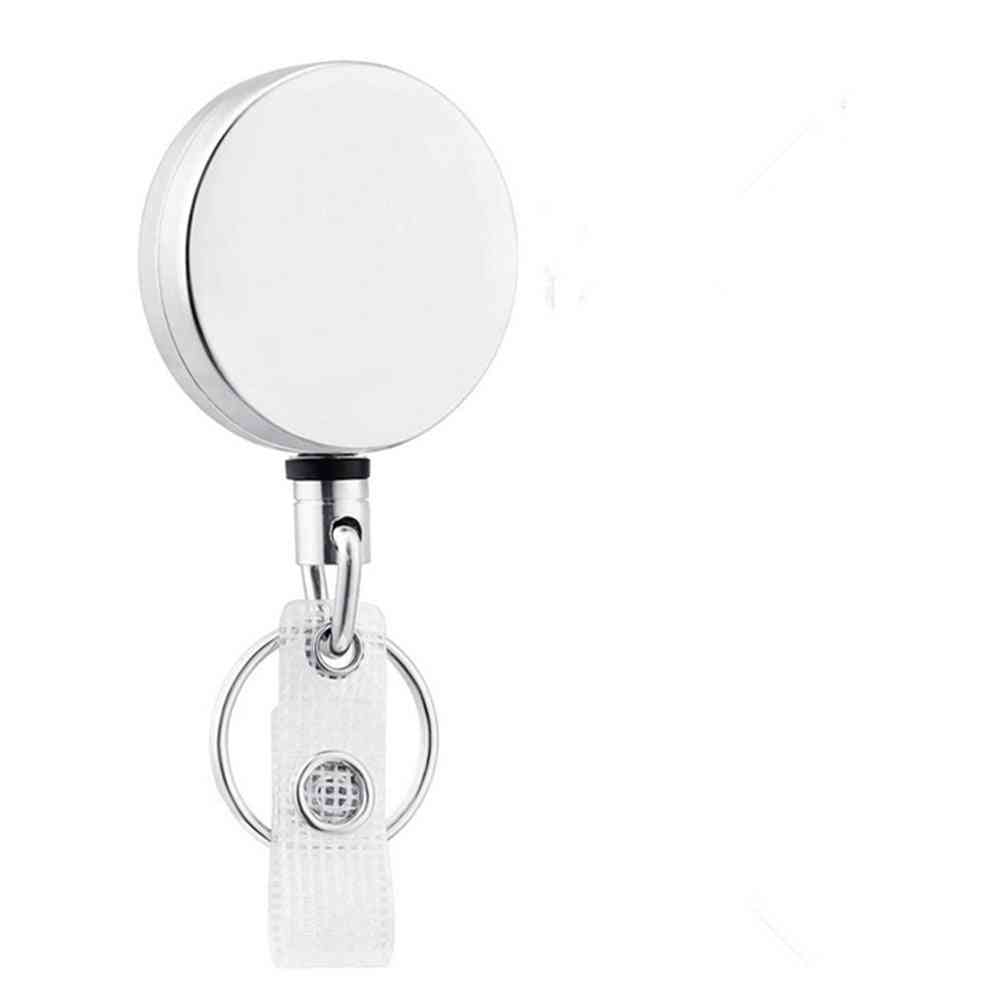 Key Ring Design, Retractable Pull Reel- Id Lanyard Badge Holder