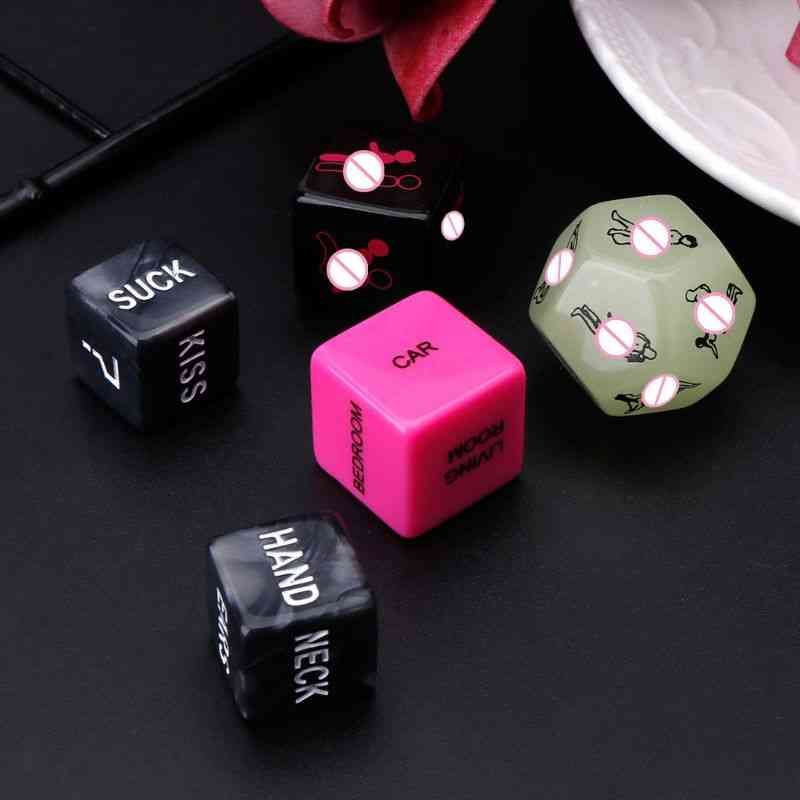 5pcs Sex Gambling Dice For Lovers And Couples-adult Humour Game Toy