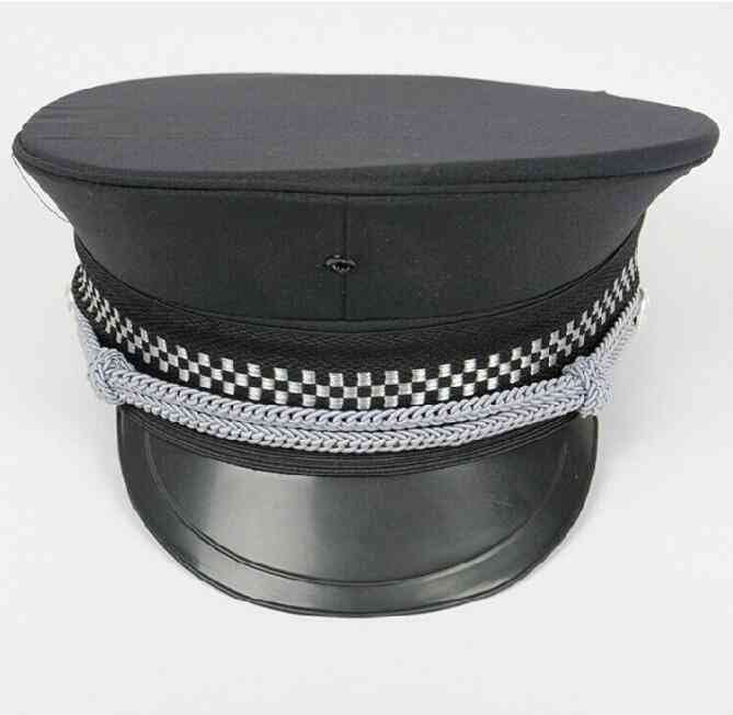 Chapeaux et casquettes de garde de sécurité militaire et de police pour hommes