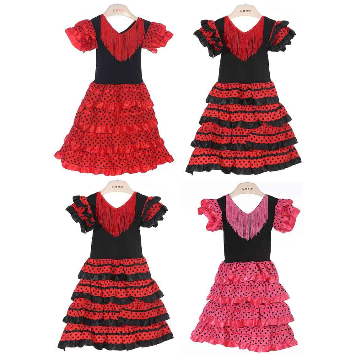 Traditional Flamenco Dance Dress For