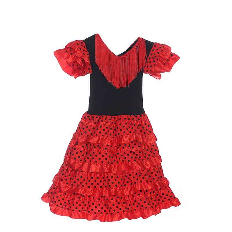 Traditional Flamenco Dance Dress For