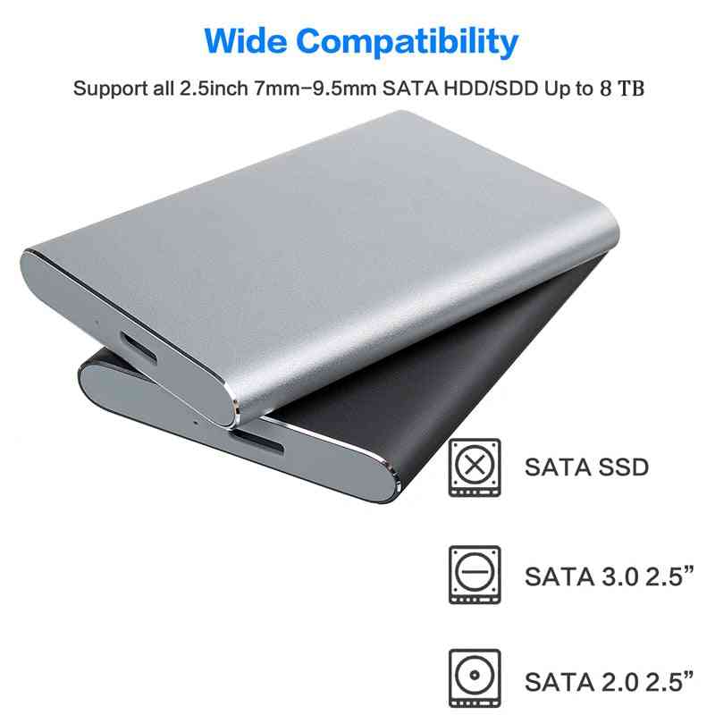 Hdd/ssd Case Sata To Usb 3.0 /3.1 Adapter For Windows/ios