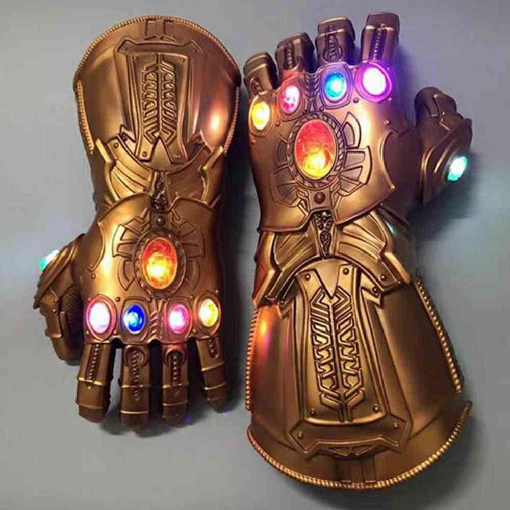 Thanos Infinity Gauntlet, superhrdina cosplay light rukavice / dospelý