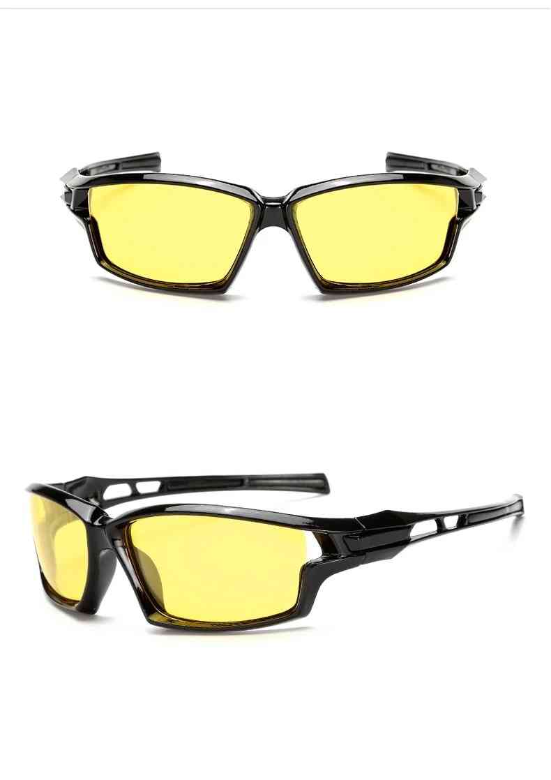 Noktowizor- żółte soczewki polaryzacyjne, okulary do jazdy, gogle