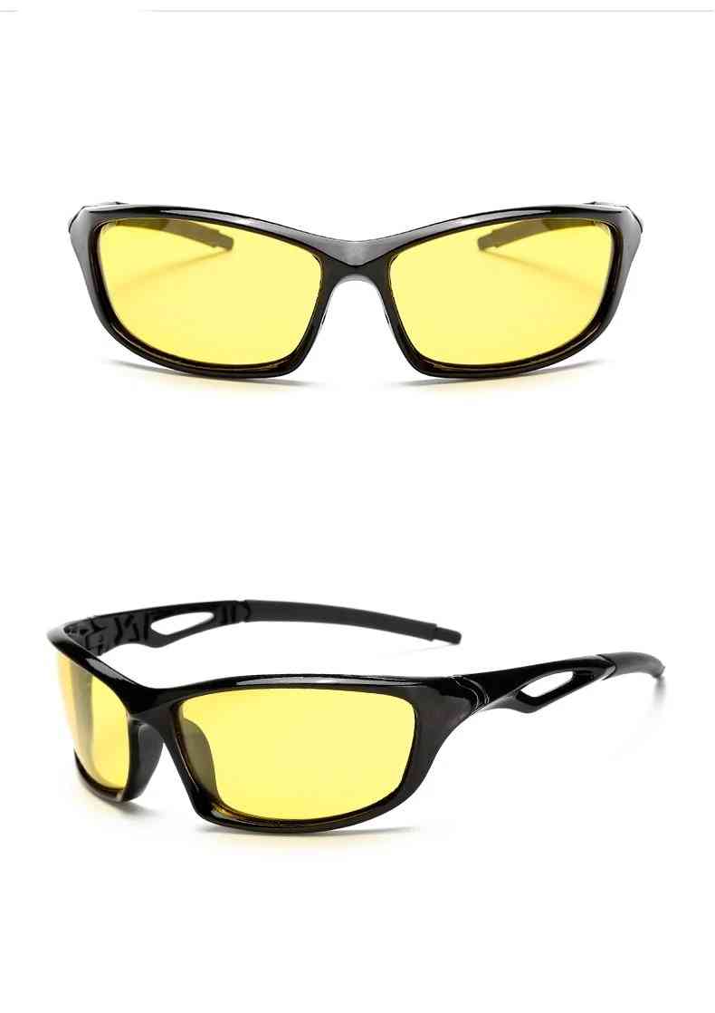 Noktowizor- żółte soczewki polaryzacyjne, okulary do jazdy, gogle