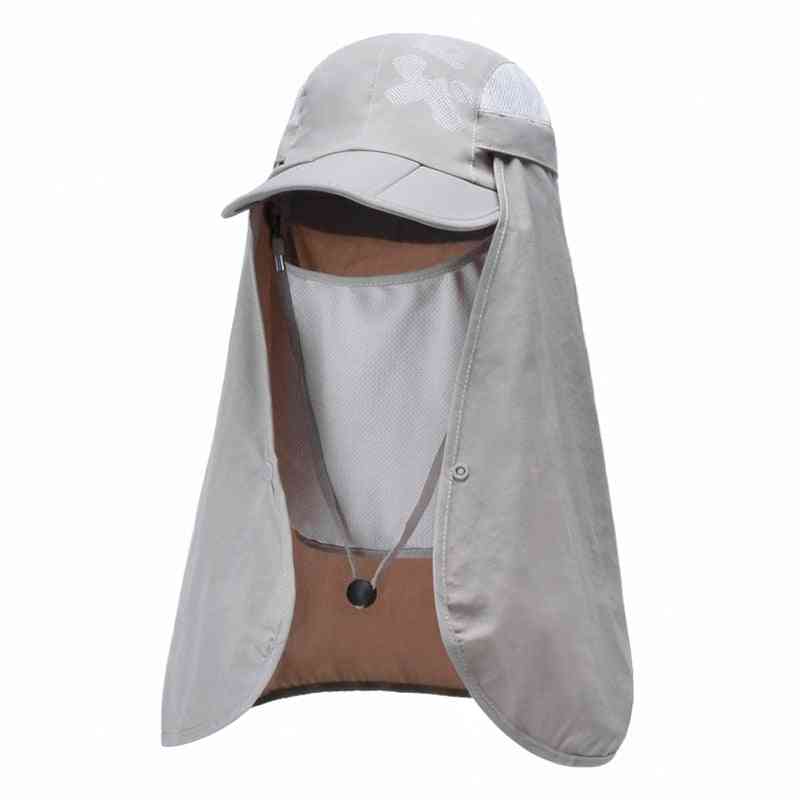 Foldable Quick Drying Waterproof Boonie Hat, Uv Protection Baseball Cap Face Neck