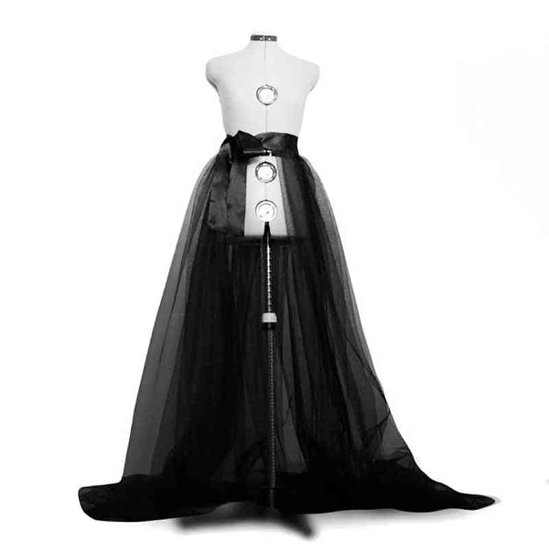 Kobiety tiulowe długie spódnice-bandażowa suknia z siateczki