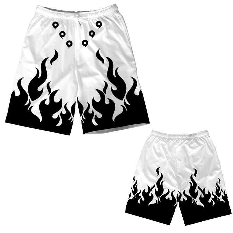 Printed Leisure Beach Pants, Men Fashion Pattern Quick-drying Swim Shorts