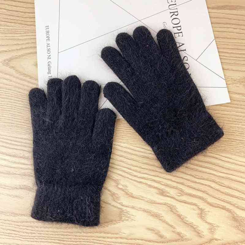 Winter Cute Plush Warm Riding Womens Gloves