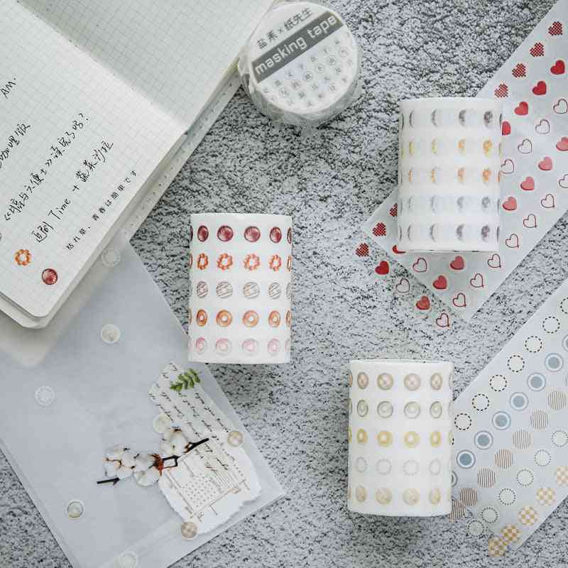 Base Colored Dots Washi Masking Tape