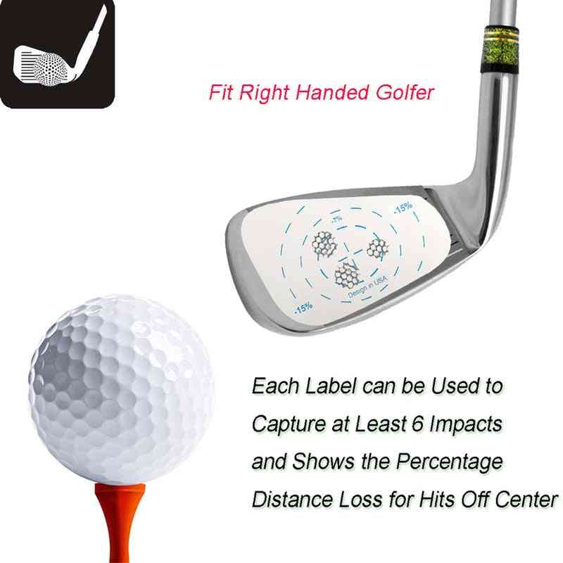 Golfhøjrehåndede etiketter overdimensioneret svingtræning slagbåndrulle