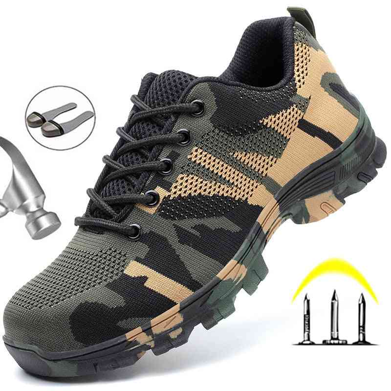 Construction Indestructible Steel Toe Cap Work Safety Military Boot