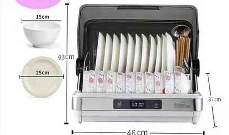 Household Kitchen Tableware Chopsticks Cleaning Cabinet, Electronic Dish Dryer, Ultraviolet Tabletop
