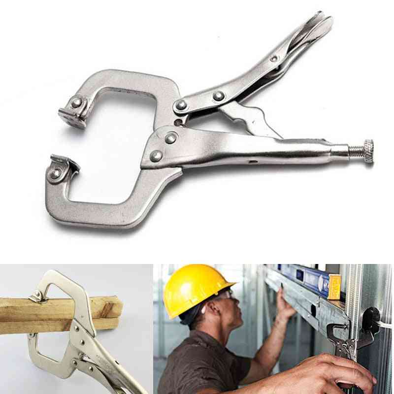 C-clamp lasklem, pengreep bankschroef lock pad hout tang gelegeerd staal handgereedschap