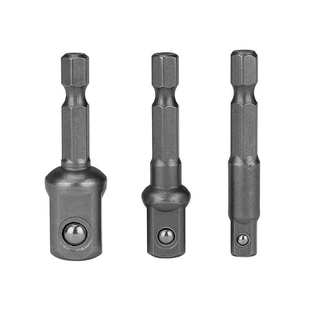 Driver Adapter Hex Wrench, Drill Socket, Power Extension Bit Set, For Drills