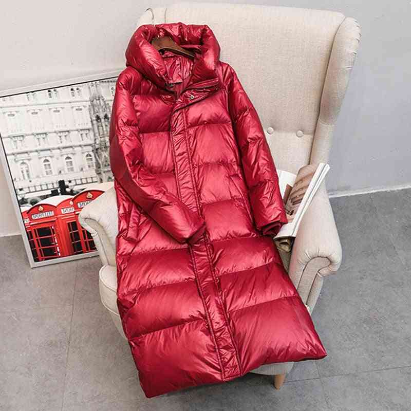 Duck Down Jacket, Winter Long Thick Coat