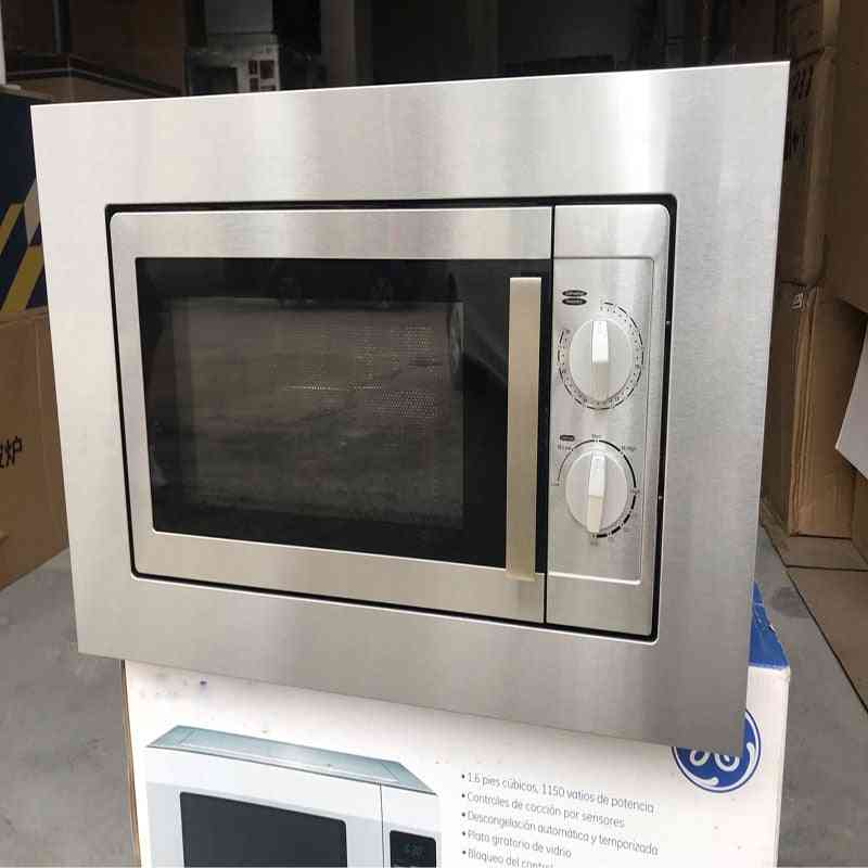 Household Microcrystalline Panel Embedded, Turntable Building With Barbecue Microwave Oven