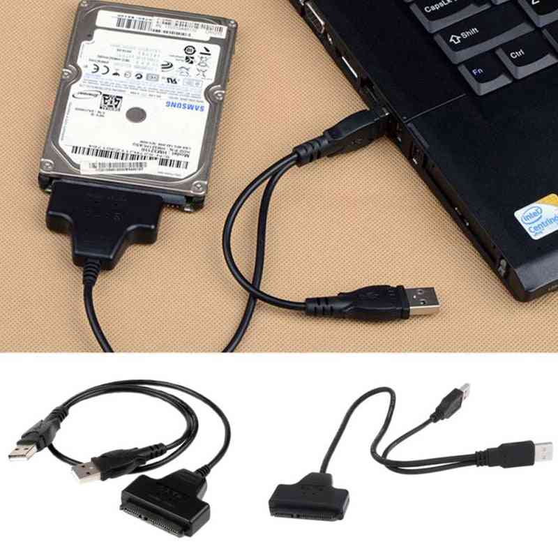 7-pin, Sata Connector, Usb 2.0 To Usb 3.0 Converter, Adapter Cable