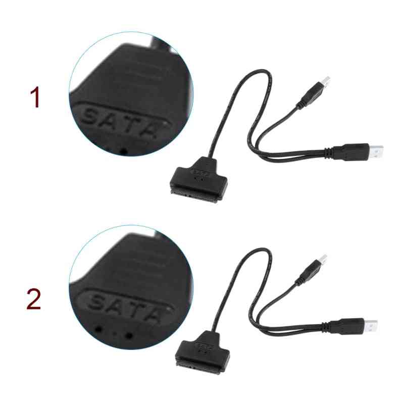 7-pinowe, złącze sata, konwerter USB 2.0 na USB 3.0, kabel przejściowy