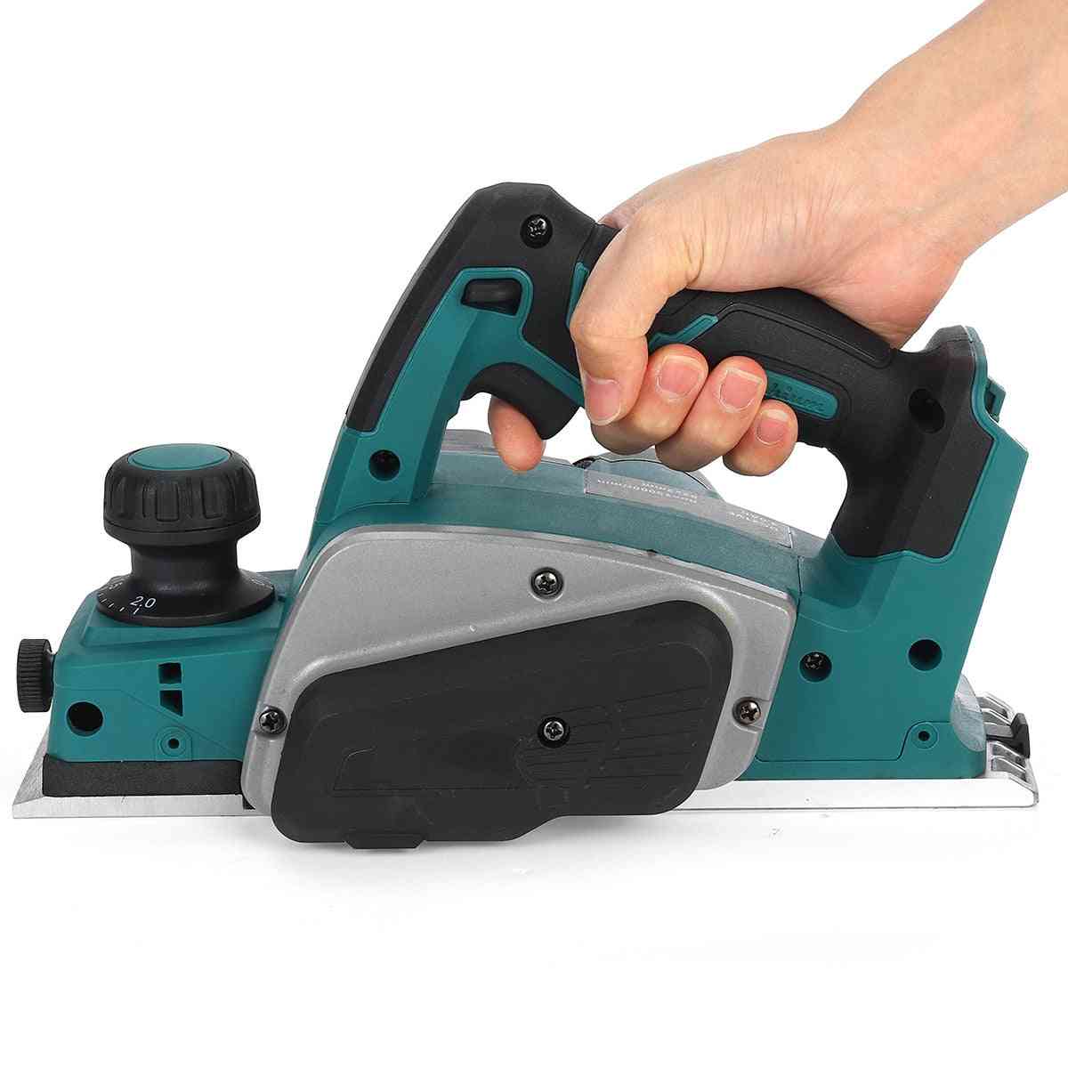Cordless Electric Planer With Wrench Handheld Rechargeable For Wood Cutting