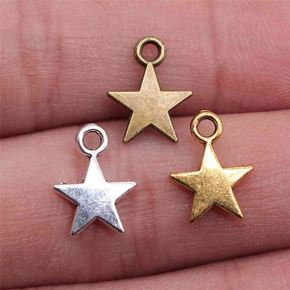 Tiny Star Pendant Charm For Jewelry Making