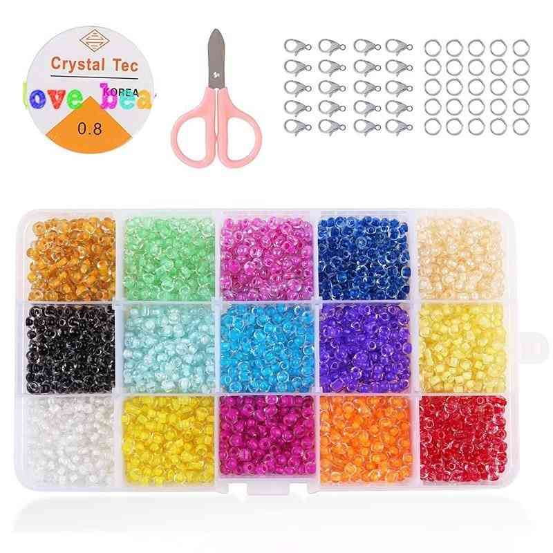 Loose Spacer Mini Glass Seed Beads Diy Kits