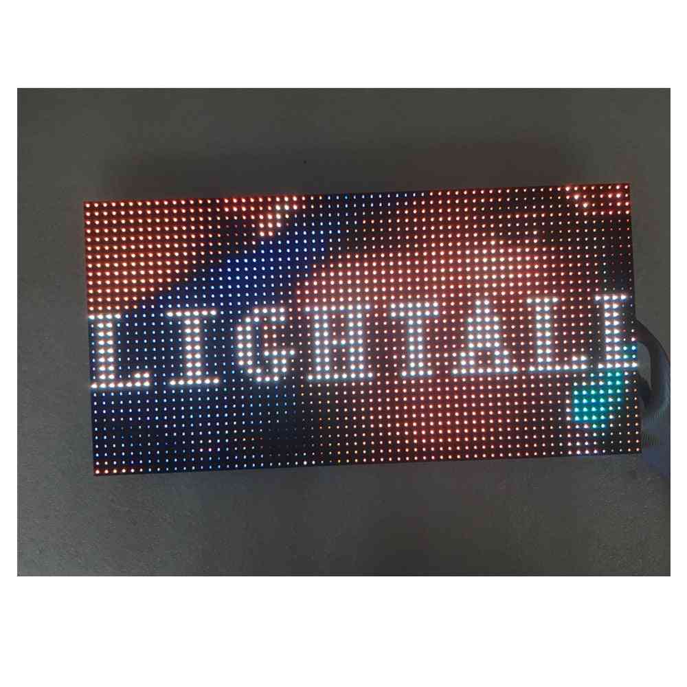 Sinal LED de matriz 64x32, exibição de tela interna de vídeo wall de módulo rgb p4